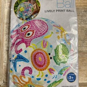 Intex Inflatable 20" Beach Ball Children's Pool Beach Toy  Octopus Crab NEW